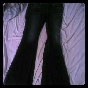 *BUNDLDED* dark wash American Eagle flare jeans!