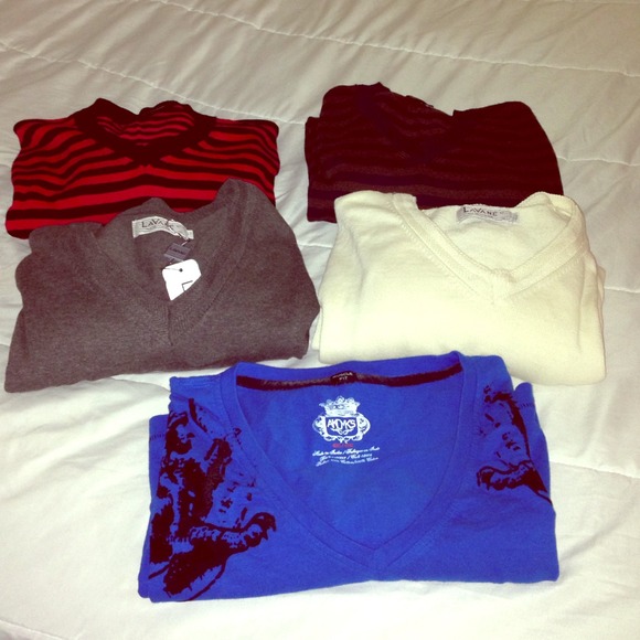 ⭐️BUNDLE UP FOR MEN⭐️3sweaters and 1 shirt