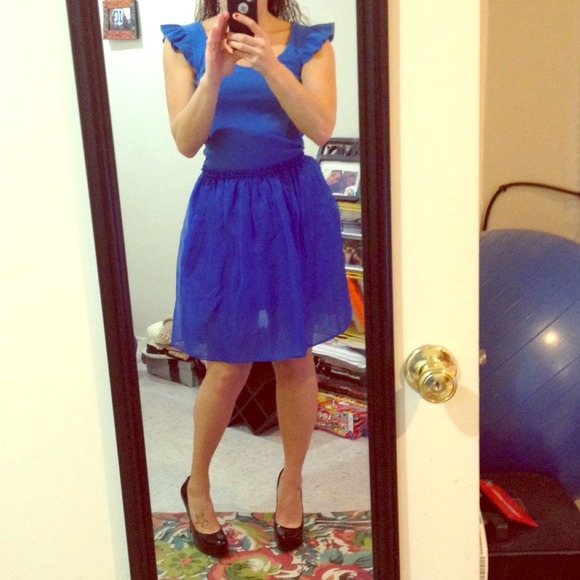 Betsey Johnson Royal Blue Dress