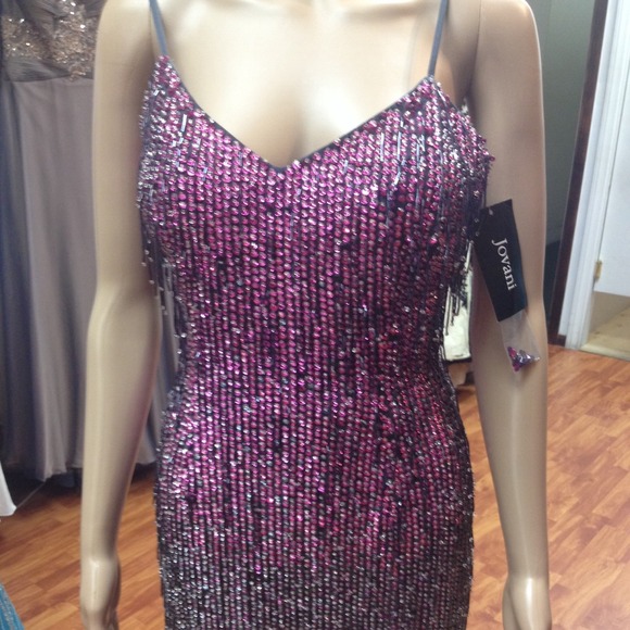 Short jovani sequin dress