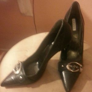 VERSACE CLASSIC BLACK HIGH HEELS