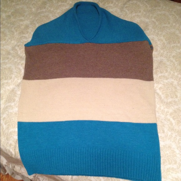 👑 oversized sleeveless v-neck sweater - Picture 2 of 3