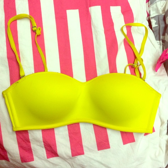 Bandeau bra Victoria's Secret pink push up 34b