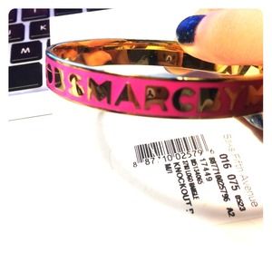 MARC by Marc Jacobs Enamel Logo Bangle BRacelet