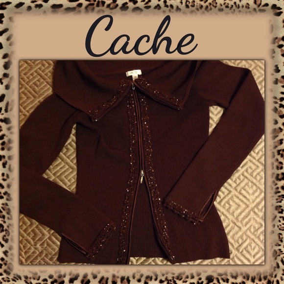 Cache Sweaters - 🎉Host Pick 11/29/13🎉CACHE RIBBED CARDIGAN