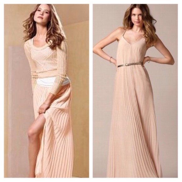 🚫GIFTED🚫Victoria's Secret Black Knife Pleat Maxi - Picture 2 of 4