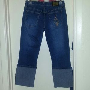Crop capri jeans