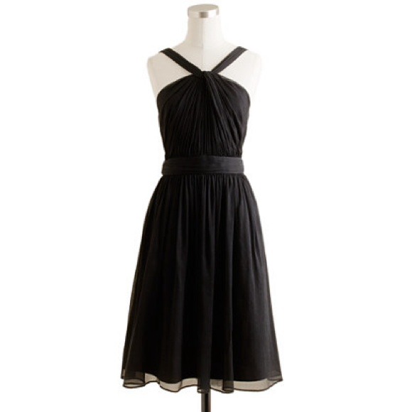 J. Crew Sinclair black dress, size 0
