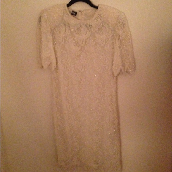 🔶Reduced🔶Hand Beaded Vintage Dress - Picture 2 of 4