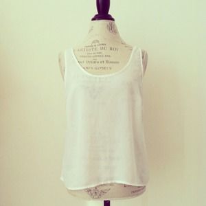 🌸On Hold🌸White Sheer Tee