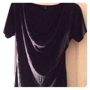 Cowl neck tee