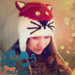 Adorable Fox wool tassel hat!