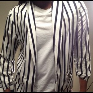 Forever 21 stripe blazer