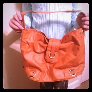 Avon purse- big! Rust orange