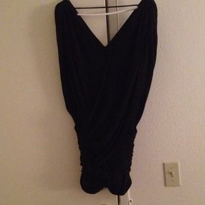 bcbgmaxazria-v-neck cocktail dress