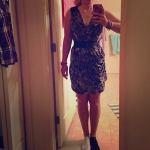 BCBG MAXAZARIA snake print dress size large