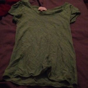 A green shirt