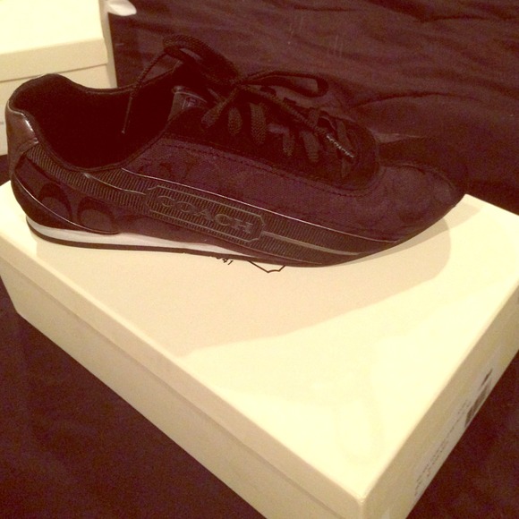 ***ON HOLD***Black coach shoes