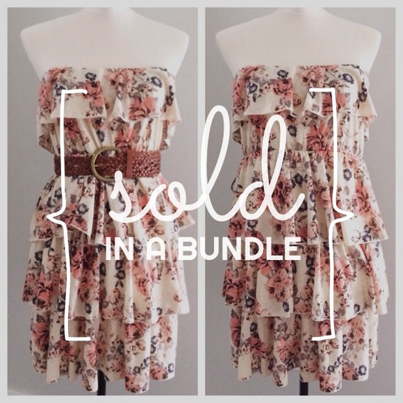:: SOLD IN A BUNDLE :: Shabby Chic Ruffled Dress