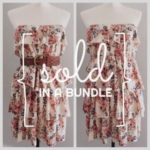 :: SOLD IN A BUNDLE :: Shabby Chic Ruffled Dress