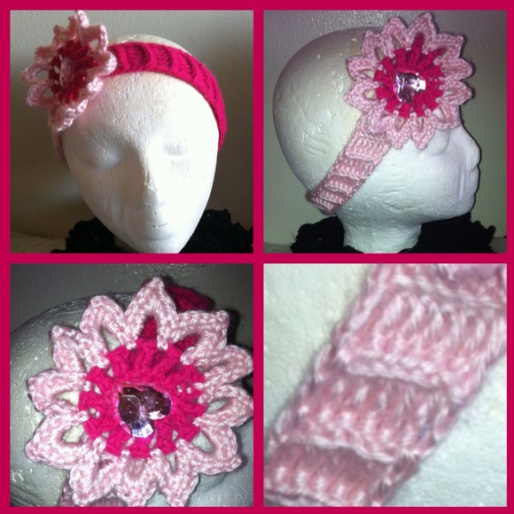 KNITTED HEADBAND BABYPINK