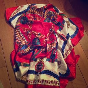 Silk scarf in vintage pattern by Andrea Zanellato