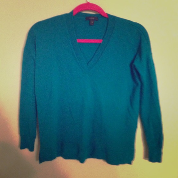 J.Crew merino boyfriend sweater XXS jade