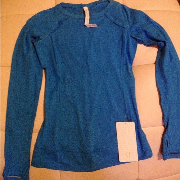 🚫Sold🚫 lululemon  full tilt cornflower size 4 - Picture 2 of 2