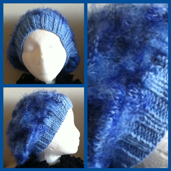BLUE KNITTED CAP