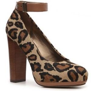 Sam Edelman Lyla Platform Pump New Nude Leopard