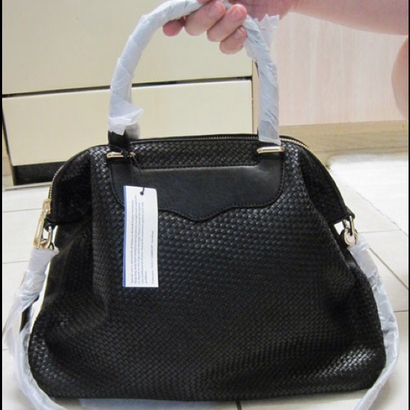 Rebecca MInkoff Bonnie SIlver Leather Shoulder Bag