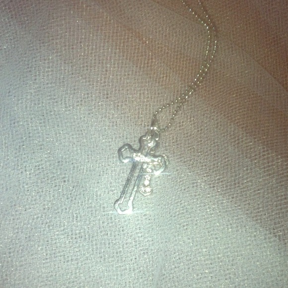 A double cross necklace