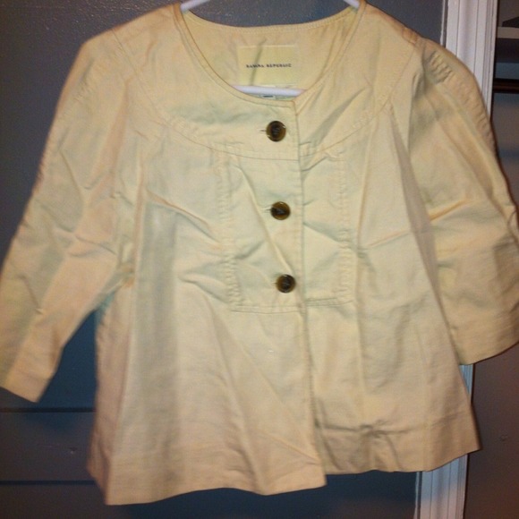 Cream button up jacket