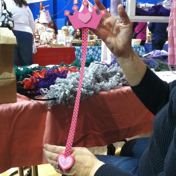 Handmade hair bow holder
