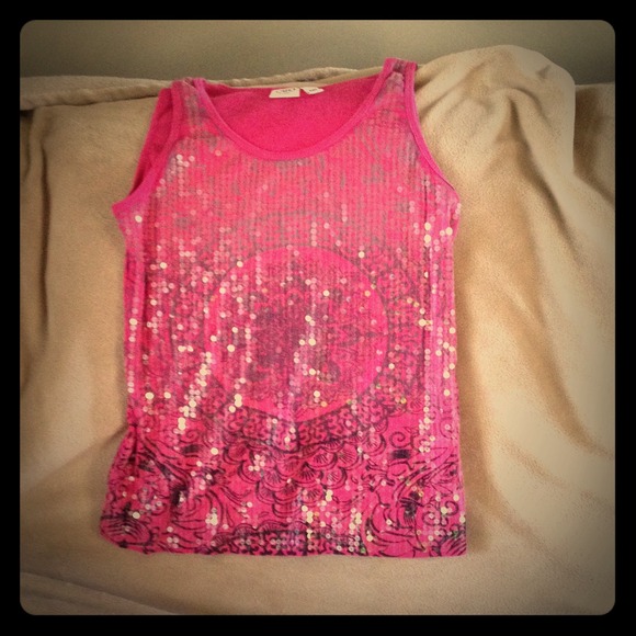 Sequins tank/animal print Worthington top! Bundle!