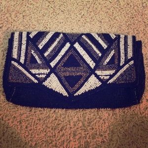 Express Beaded Clutch.