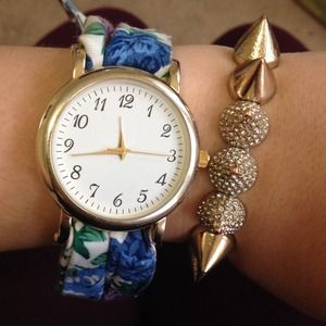 Urban Outfitters floral wrap watch