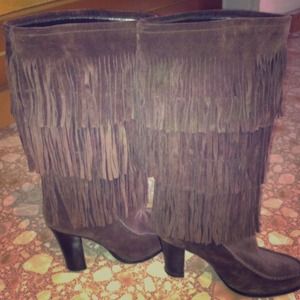 Ralph Lauren Fringe Boots