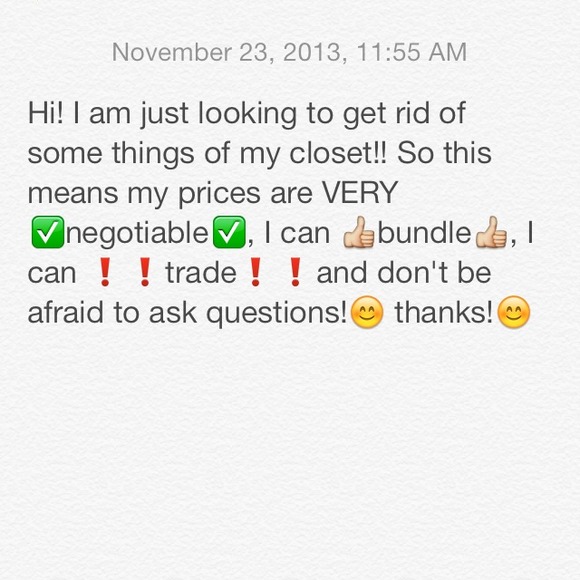 ❗️❗️ATTENTION POSHERS❗️❗️