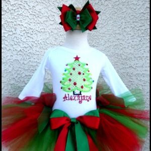 Christmas tutu outfits