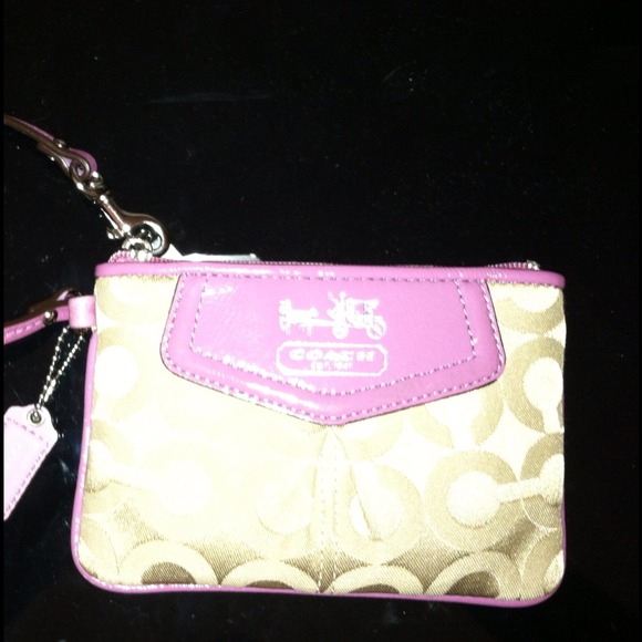 ❌Sold on eBay! ❌ Authentic coach wristlet!
