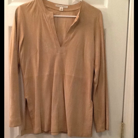 Suede Banana Republic top