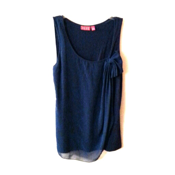 Sheer Royal Blue Top