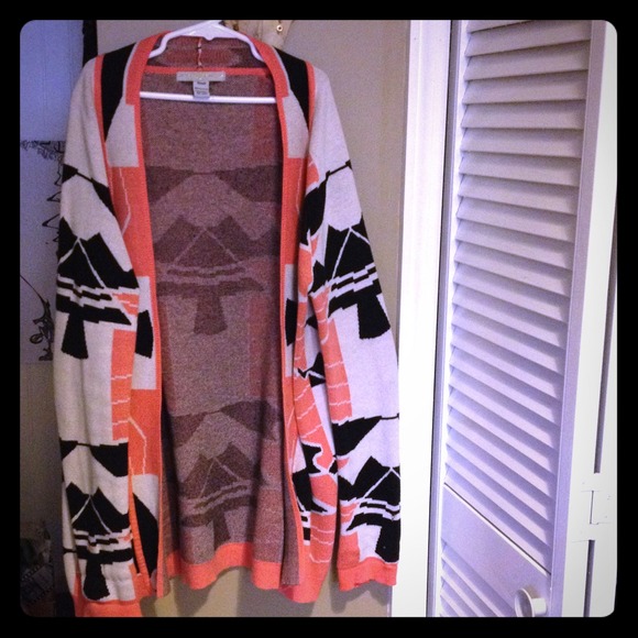 Aztec print cardigan SOLD