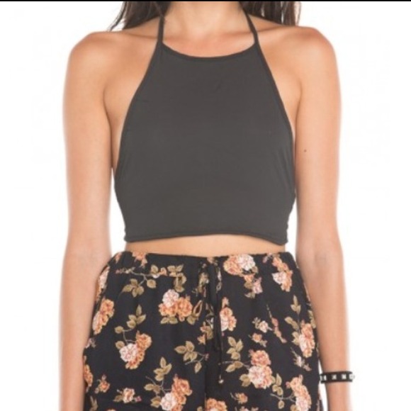 Burgundy Anastacia Halter Top
