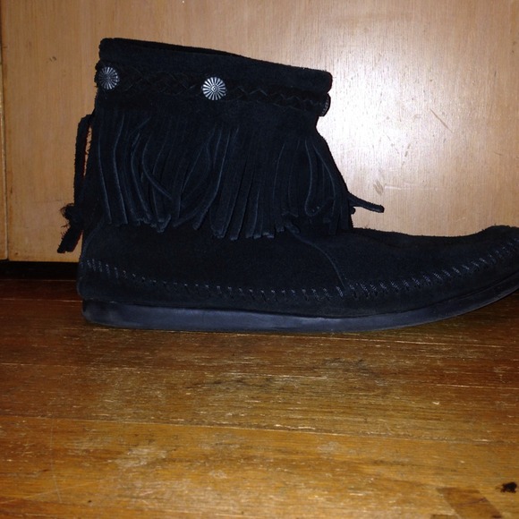 Ankle-high Minnetonka Moccasins