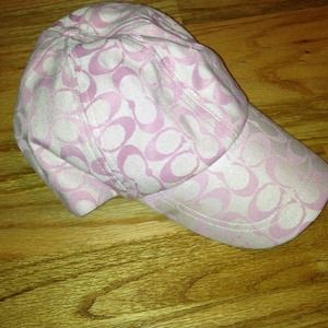Pink Coach hat