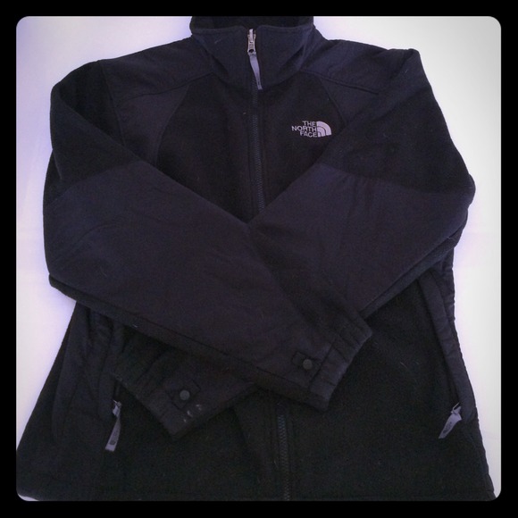 Northface Black Zip up jacket