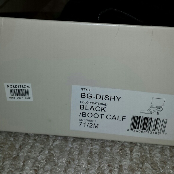 BCBS Generation Dishy black platform leather boots