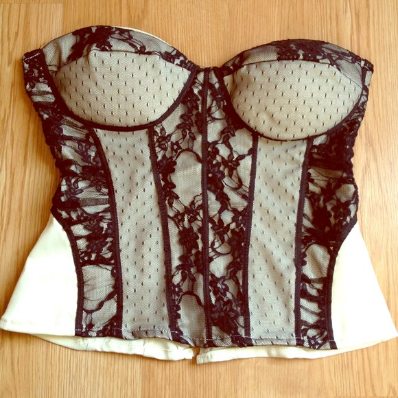 Arden B Lace Ivory Corset